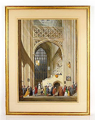 "Pilgrims, Canterbury Cathedral"