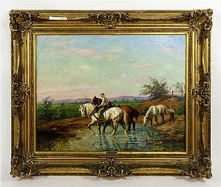 "Chevaux Vers, 1910" by Walther Günther Julian Witting - Auction record, sale price, and art valuation. Compare with similar artists and explore comparable artworks.
