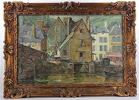 Old House on the Quay, Dinard, France