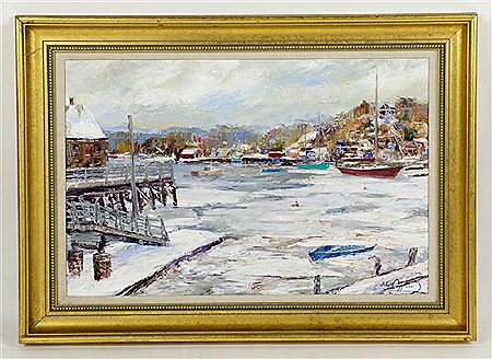 "Winter, Rocky Neck"