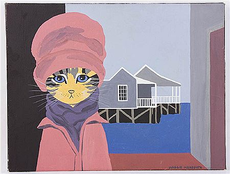 Nantucket Cat in Hat