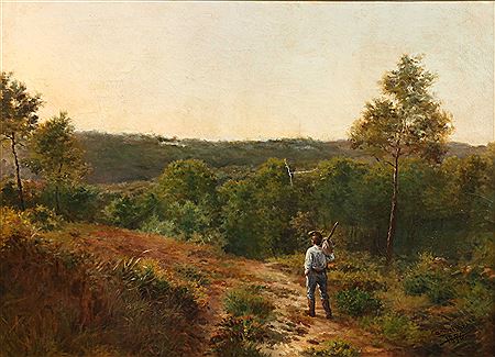 Paysan au baluchon dans la campagne portugaise.