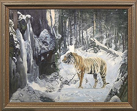 Sibirischer Tiger im Schnee