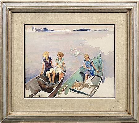 Sample artwork by Hans & Willi Zank & Gericke (1889/1895 - 1967/1970), known for collaborative painting,  nudes, portrait and landscape - View similar artists and auction records