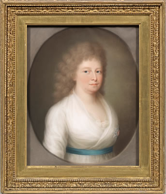 Brustportrait von Charlotte Mathilde Herzogin v. Württemberg by Johann Lorenz Kreul - Auction record, sale price, and art valuation. Compare with similar artists and explore comparable artworks.