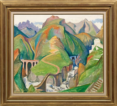 Oberitalienische Berglandschaft