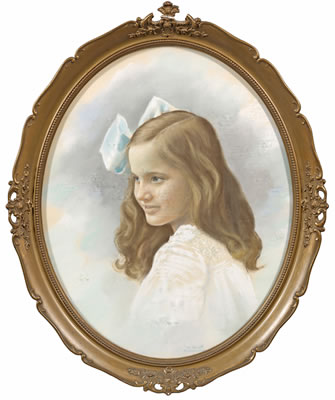Portrait eines Mädchens aus der Familie Bahlsen