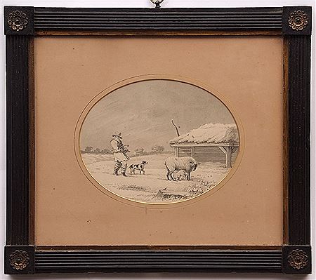 Figure and dog with sheep in winter landscape by Cornelius Jason Walter Winter - Auction record, sale price, and art valuation. Compare with similar artists and explore comparable artworks.