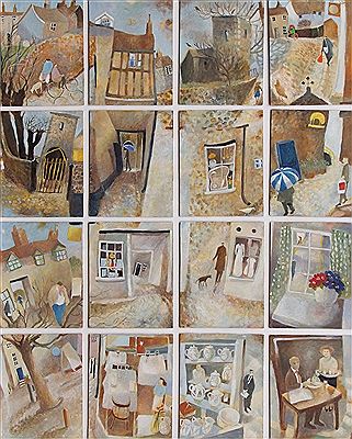 Old Norwich Set by Tessa Newcomb - Auction record, sale price, and art valuation. Compare with similar artists and explore comparable artworks.
