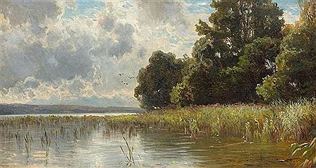 Sample artwork by Friedrich Johann Voltz (1817 - 1886), known for bucolic landscape painting - View similar artists and auction records