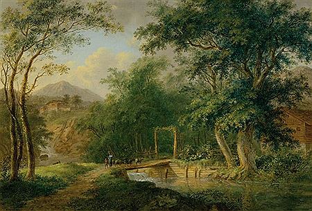 The Rhine bridge in the Medelsertal