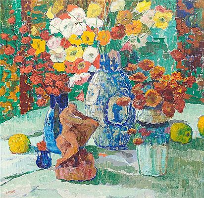 Floral still-life by Léon Londot - Auction record, sale price, and art valuation. Compare with similar artists and explore comparable artworks.