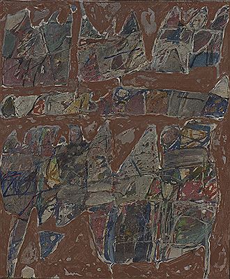Composition fond marron