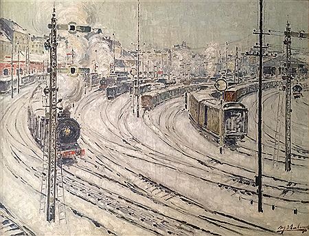 La gare du Luxembourg à Bruxelles