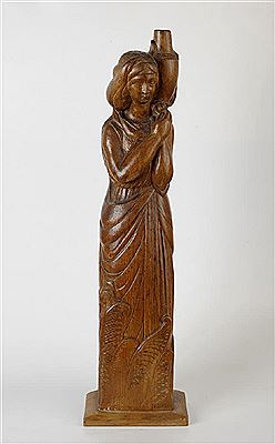 La porteuse d'eau by Ernestine Sirine-Real - Auction record, sale price, and art valuation. Compare with similar artists and explore comparable artworks.