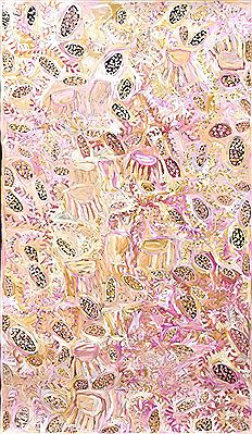 Sample artwork by Maisey Bundy Petyarre (20th century), known for aboriginal painting - View similar artists and auction records
