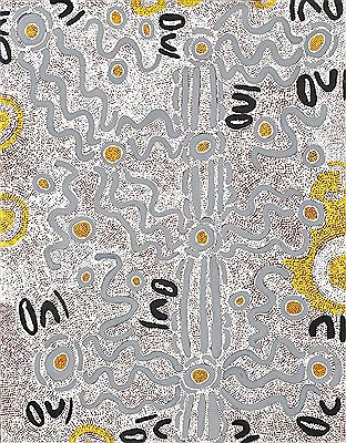 Wama - Snake Dreaming 1992 by Liddy Nelson Nakamarra - Auction record, sale price, and art valuation. Compare with similar artists and explore comparable artworks.