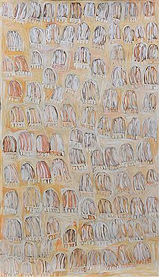 Untitled by Maisey Bundy Petyarre - Auction record, sale price, and art valuation. Compare with similar artists and explore comparable artworks.