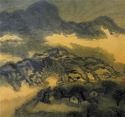 Village scene by Jianan Wang - Auction record, sale price, and art valuation. Compare with similar artists and explore comparable artworks.