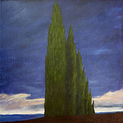 Cyprus Trees by Luke Wagner - Auction record, sale price, and art valuation. Compare with similar artists and explore comparable artworks.