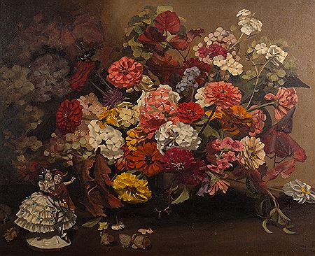 Mixed Bunch by Violet McInnes - Auction record, sale price, and art valuation. Compare with similar artists and explore comparable artworks.