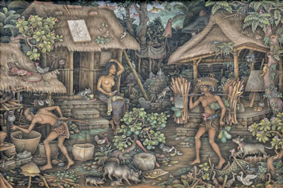 Suasana di Desa by Nyoman Kayun - Auction record, sale price, and art valuation. Compare with similar artists and explore comparable artworks.