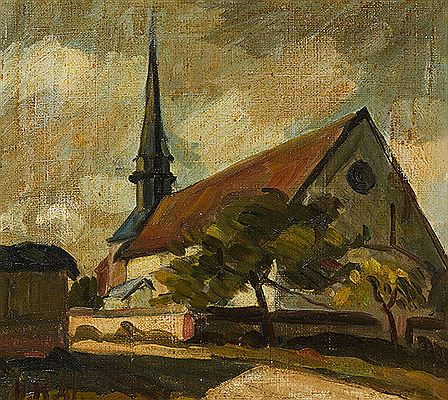 Church Steeple In Southern France