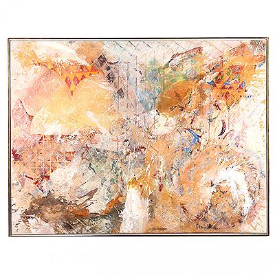 Sample artwork by Andrew Hart-Adler (Born 1952), known for painting - View similar artists and auction records