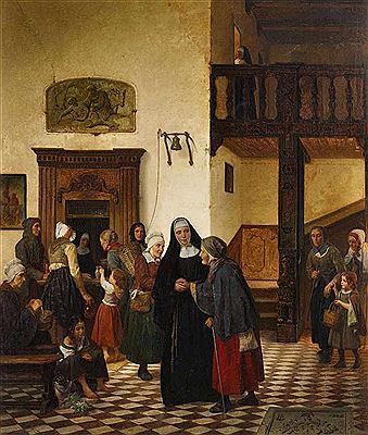 Suppentag in einem französischen Kloster