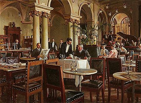 The Coffeehouse by Frants Peter Didrik Henningsen - Auction record, sale price, and art valuation. Compare with similar artists and explore comparable artworks.