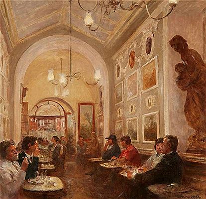 Sample artwork by Attilio Melo (1917 - 2012), known for painting - View similar artists and auction records