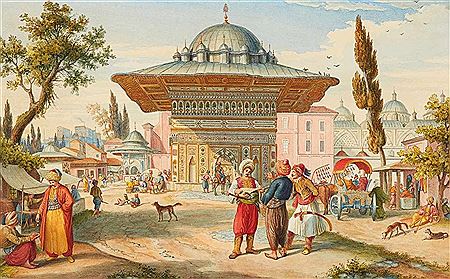 Street Scene with a Coffee House