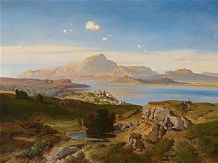 View of the Golf of Baiae by Albert August Zimmermann - Auction record, sale price, and art valuation. Compare with similar artists and explore comparable artworks.