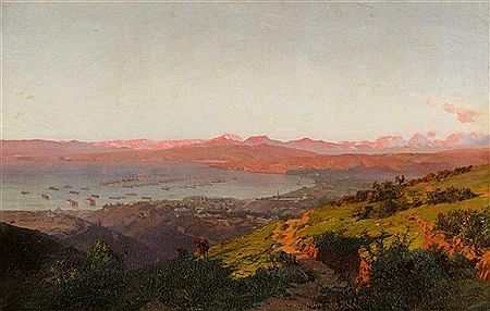 Evening Mood at the Bay of Valparaíso