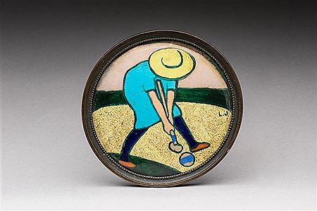 Joueuse de croquet by Léon Jouhaud - Auction record, sale price, and art valuation. Compare with similar artists and explore comparable artworks.