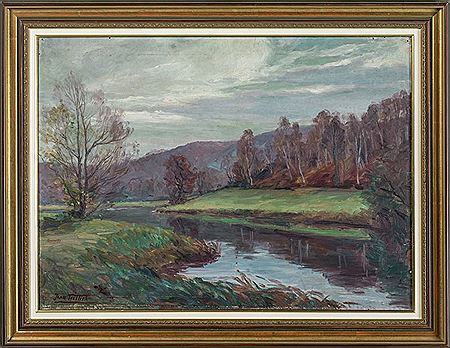 "La Glane ou la Vienne" by Jean-Cyprien Teilliet - Auction record, sale price, and art valuation. Compare with similar artists and explore comparable artworks.