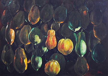 Bountiful Harvest by Demetrico Diego - Auction record, sale price, and art valuation. Compare with similar artists and explore comparable artworks.