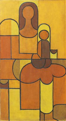 Mother and Child by Cenon Rivera - Auction record, sale price, and art valuation. Compare with similar artists and explore comparable artworks.