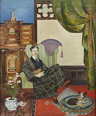 A portrait of Mauritz Stiller