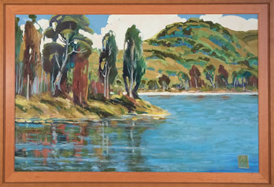California Impressionist Landscape by James Pegg - Auction record, sale price, and art valuation. Compare with similar artists and explore comparable artworks.