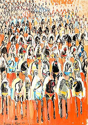 Untitled - 1964 by Hassan el Glaoui - Auction record, sale price, and art valuation. Compare with similar artists and explore comparable artworks.