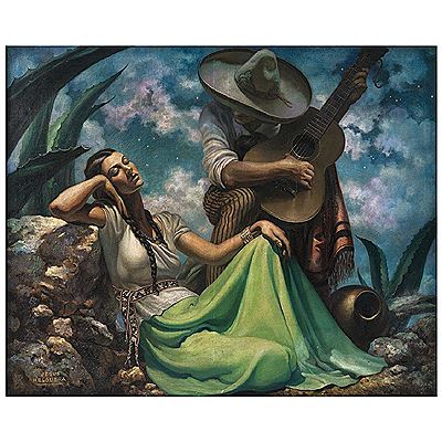 Serenata, Poco a poquito, ca. 1940 by Jesus Helguera - Auction record, sale price, and art valuation. Compare with similar artists and explore comparable artworks.