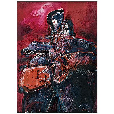 Sample artwork by Javier Vazquez "Jazzamoart" (Born 1951), known for painting - View similar artists and auction records