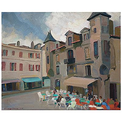 Plaza Saint Joseph à Saint Jean-de-Luz, Francia