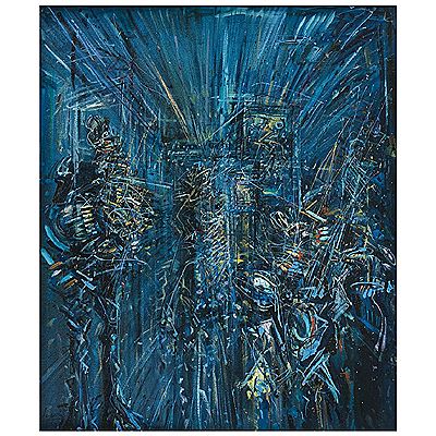 Interior azul by Javier Vazquez "Jazzamoart" - Auction record, sale price, and art valuation. Compare with similar artists and explore comparable artworks.