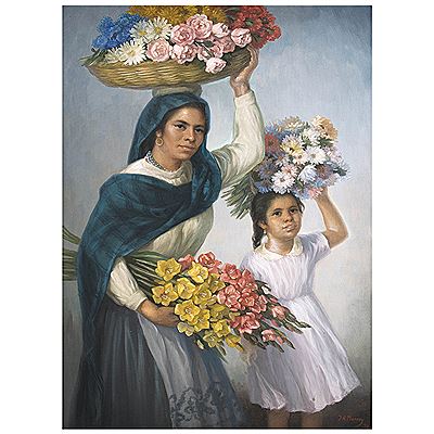 Vendedora de flores