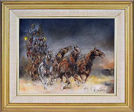Sample artwork by Patrick Kilvington (1922 - 1990), known for painting - View similar artists and auction records