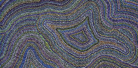 Sample artwork by Patty Bertucci (Born 1969), known for painting, aboriginal art - View similar artists and auction records