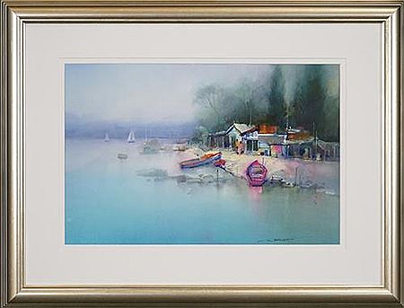Adriatic Reflections by John Robert Lovett - Auction record, sale price, and art valuation. Compare with similar artists and explore comparable artworks.