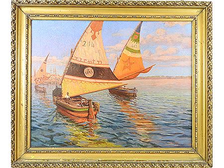 Seascape with Sailing Ships